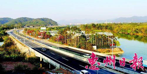  ▲省道119线是龙门连接广州、东莞等珠三角城市的主要公路干线。
