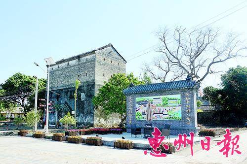 龙田镇西埔村新农村建设成效显著，村容村貌更加亮丽。
